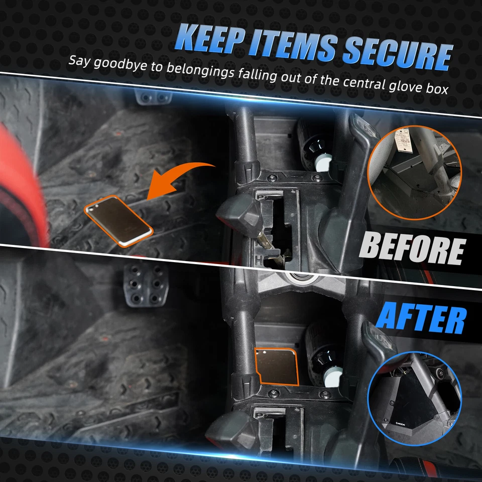 Consola central con panel de guantera NICECNC para Can-Am Maverick X3 900 HO 4x4 2018 Foto 2 de 4