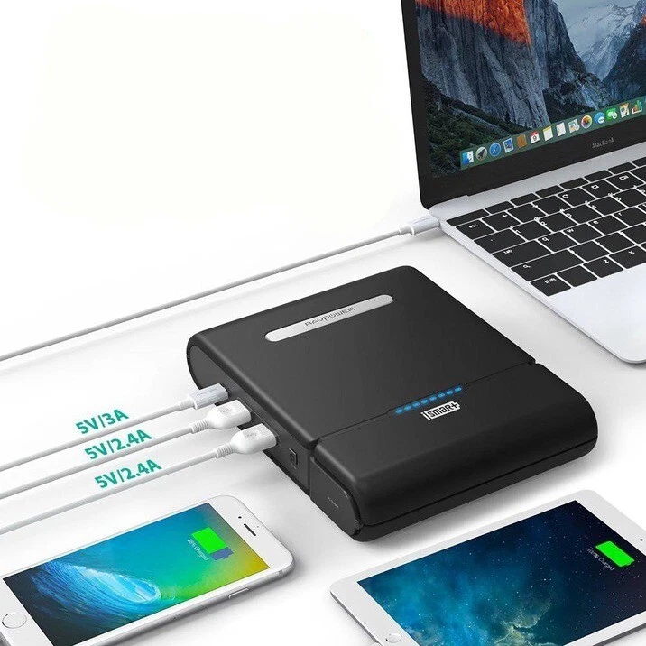 RAVPower 27000mAh PowerBank PowerStation 100W 220V steckdose - Bild 3 von 4