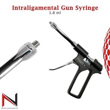 Dental Anesthetic Intraligamental Gun Syringe Pistol Injection 1.8ml Black
