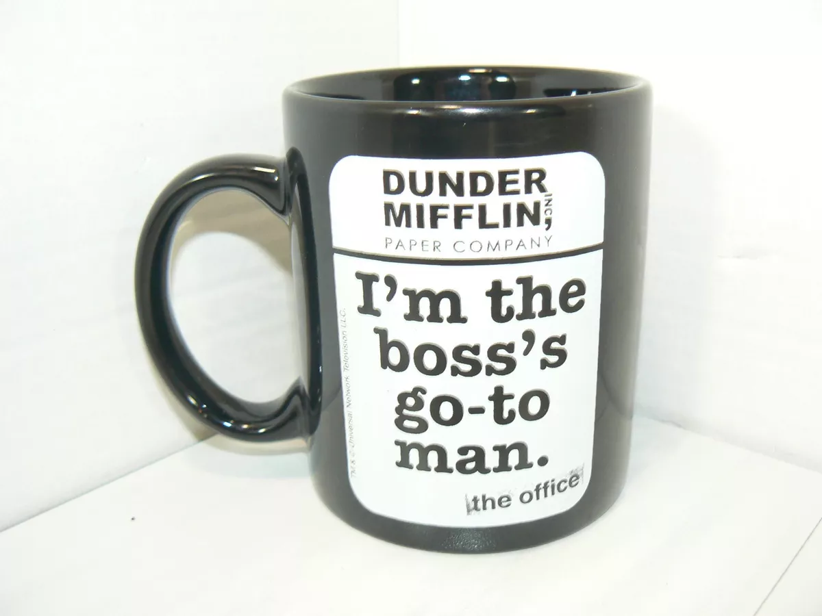 The Office Dunder Mifflin Black Mug