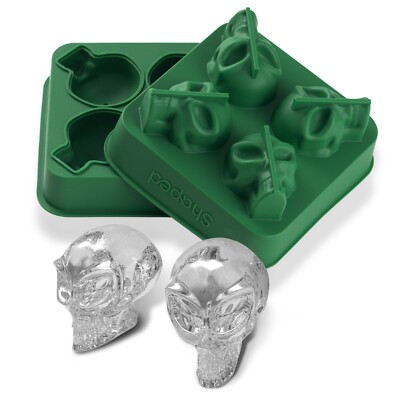 SHAPED 3D  Ancient Alien Ice Mold Tray, Super Flexible Silicone Ice Cube Maker