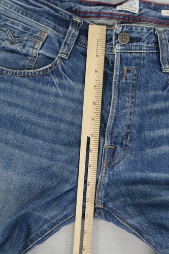 Replay NEWDOC MA975 Straight Fit Blue Mens Jeans W37 L27 - Picture 9 of 18
