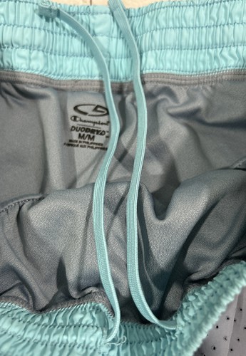 Champion Womens Athletic Shorts Size M Médium Gray Blue Elastic Waist - Picture 6 of 9
