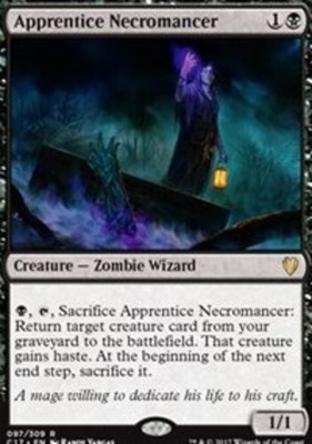 Near Mint x 1 Apprentice Necromancer Commander 2017