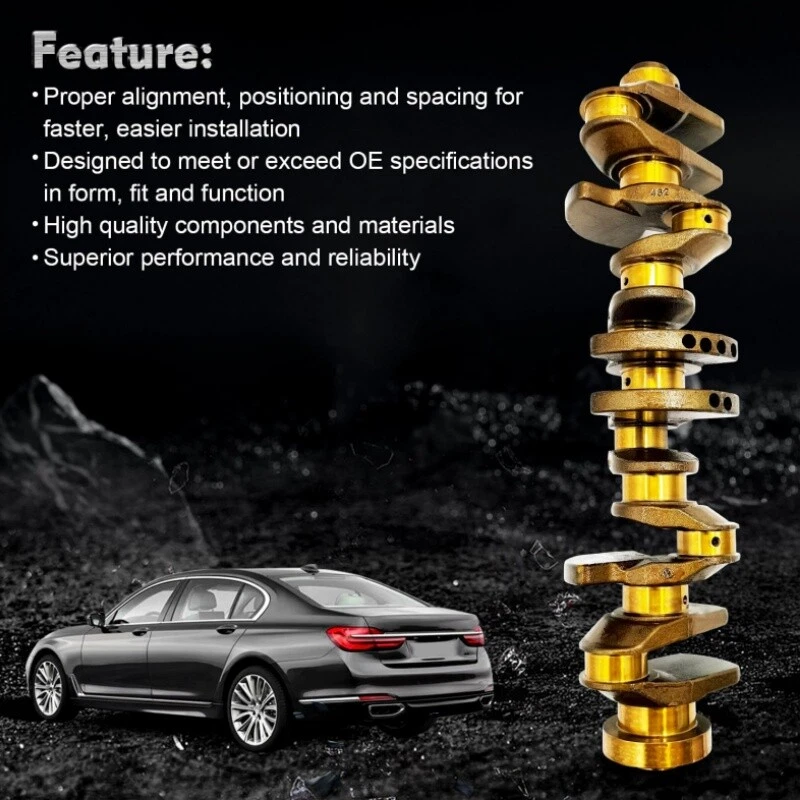 New Upgraded Turbo Crankshaft 11217580483 for BMW 335i 435i 535i 135i N55 3.0L - Image 3 of 4