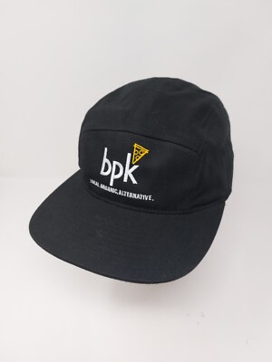 BPK Local Organic Alternative Strap Back 5 Panel Hat Get Baked In Bend Cap