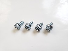 Oem Replacement 4 Luxury Auto License Plate Screws Bolts Hex Zinc For Lexus Car
