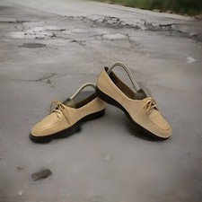 Easy Spirit Bow Accented Bailey Slip On Leather Loafer Flat Shoes size 8