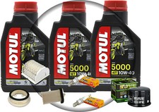 YAMAHA T-MAX 500 2001 AL 2007 TAGLIANDO COMPLETO Motul Filtri Aria Candele NGK 