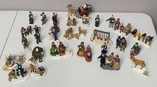 Lemax Christmas Village Large Lot of Figurine...