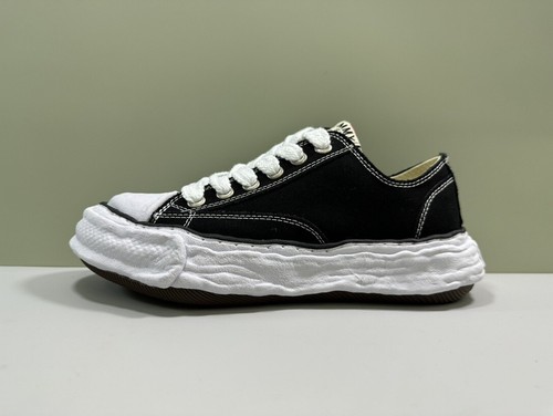 Maison Mihara Yasuhiro Herren Schuhe schwarz weiß klassische Low Tops - Bild 9 von 28