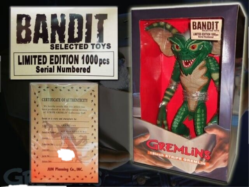 JUN Planning × BANDIT Stripe Gremlins Poster Color Ver 19" Limited W/Certificate - Picture 1 of 11