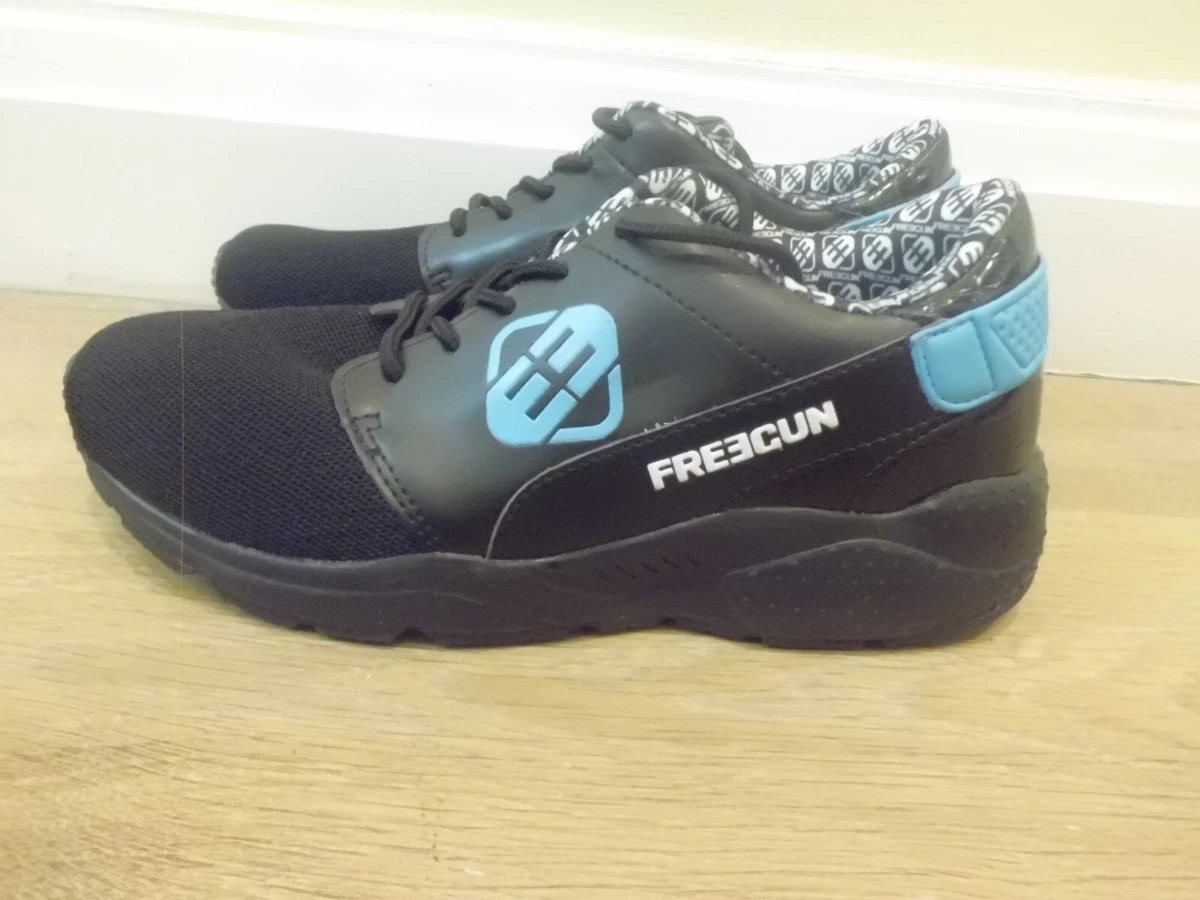 Freegun black lace up boys trainers sneakers school shoes size EU 38, UK 5  | eBay