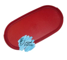 New Tupperware Modular Mate Mates Oval RED Seal Lid Replacement 1616