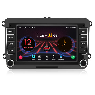 CarPlay Autoradio Android 13 DAB+ GPS Navi BT DVR Für VW Golf 5 6 Tiguan Passat