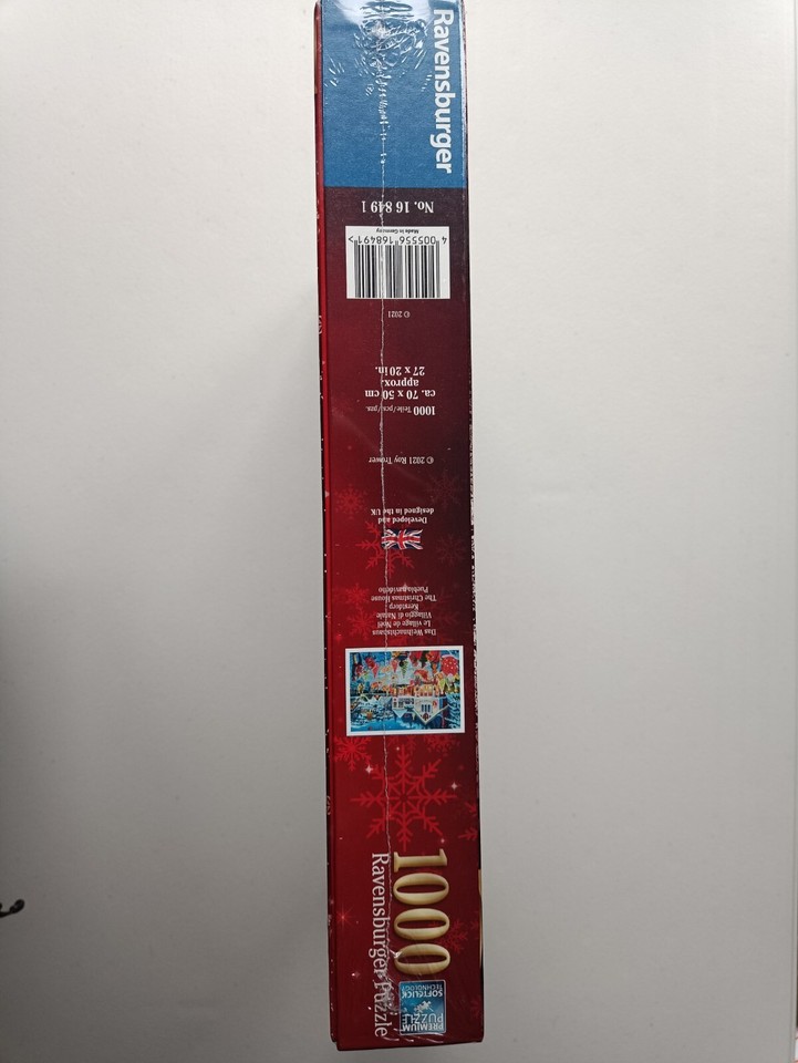 RAVENSBURGER * THE CHRISTMAS HOUSE * NEW/SEALED * 1000 PIECE JIGSAW
