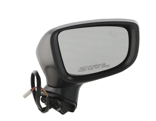 BLACK PASSENGER RIGHT SIDE MIRROR W/ SIGNAL LIGHT FOR 2014 2015 2016 MAZDA 3 - Picture 6 of 7