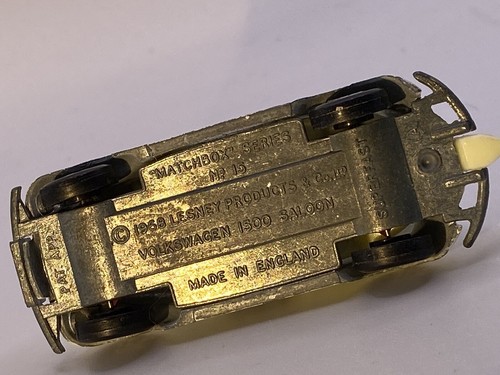 Matchbox🔥 Lesney 1968 VW Volkswagen 1500 Saloon Monte Carlo Rally - Bild 8 von 10