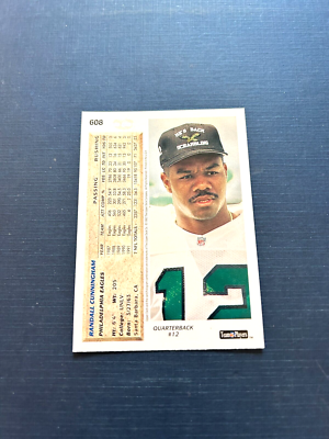 1992 Upper Deck Football Randall Cunningham #608 Set Break NM | eBay