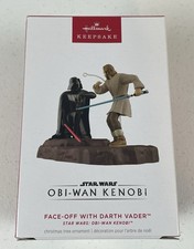 2024 Hallmark Star Wars Obi-wan Kenobi Face-off With Darth Vader Ornament  Sound