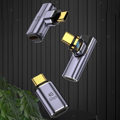 USB-C-Magnetadapter und USB-C-Anschluss USB4.0 PD 100W Schnellladung