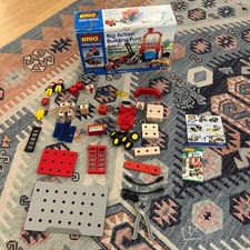 VTG 1993 Brio Builder System Fire Station Set 34511 Complete