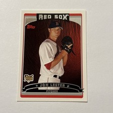 Jon Lester 2006 Topps Update Rookie Card #UH149 Boston Red Sox . rookie card picture