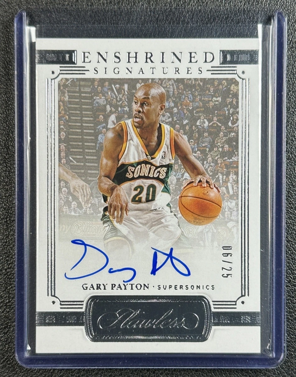 Panini Gary Payton Basketball Serial Numbered Sports Trading Cards