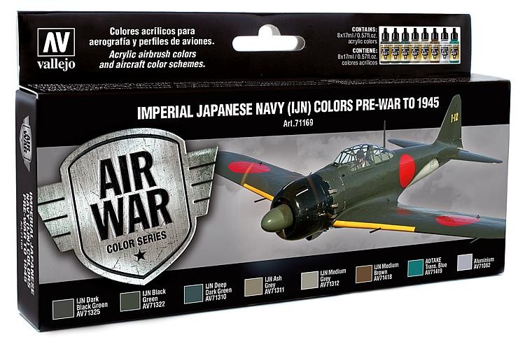 Vallejo 71.169 - Farb-Set, Japanische Luftwaffe IJA Set 2 - Neu