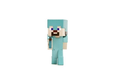 JADA STEVE WITH DIAMOND ARMOR MINECRAFT METAL FIGURE 6cm NEW IN BOX DIE CAST