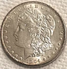 1904 O Morgan AU/BU very nice, very bright free shipping Sigma tested authentic