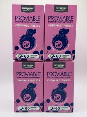 4X Proviable-DC Chewable Tablets Dogs 60 Tablets per box 240 Total Exp. 05/2027