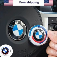 Brand Sealed Forbmw Steering Wheel Adhesive Emblem Anniversary 45mm Edition
