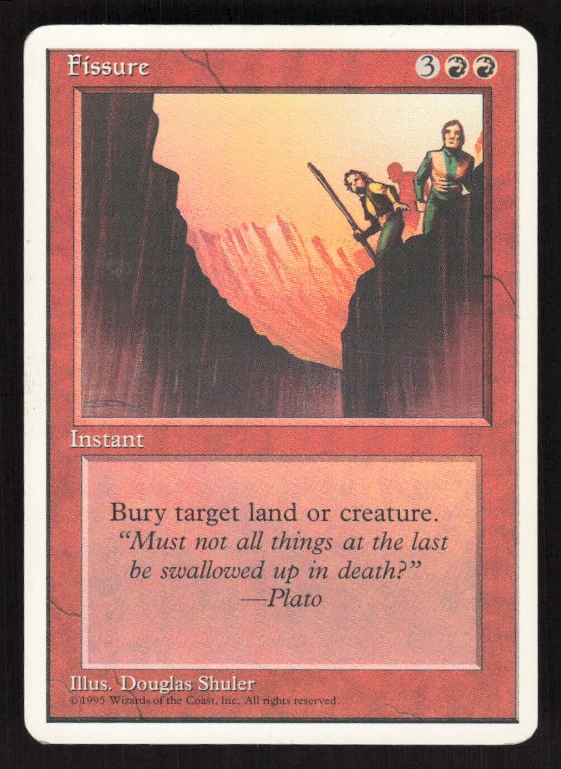 1995 Fissure Fourth Edition MTG