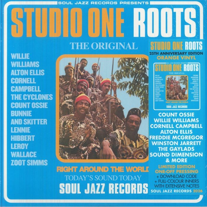 VARIOUS - Studio One Roots (25th Anniversary Edition) - ORANGE VINYL 2XLP