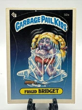 1985 Garbage Pail Kids Frigid Bridget 32a Series 1 Vintage Stickers OS1 Matte
