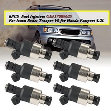 6pcs 17089625 Fuel Injector For Isuzu Rodeo Trooper V6 For Honda Passport 3.2l