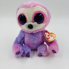 Ty Beanie Boos - DREAMY the Purple Sloth 6" NEW MWMTs Plush Stuffed Animal Toy