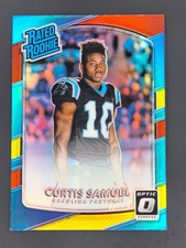 2017 Donruss Optic - Rated Rookie Curtis Samuel #196 Red and Yellow Prizm (RC)
