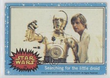 1977 Topps Star Wars C-3PO Luke Skywalker Searching for the Little Droid #19 0f6