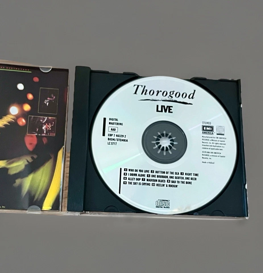 George Thorogood & The Destroyers ‘live’ CD Album. US Import Edition Foto 3 de 4