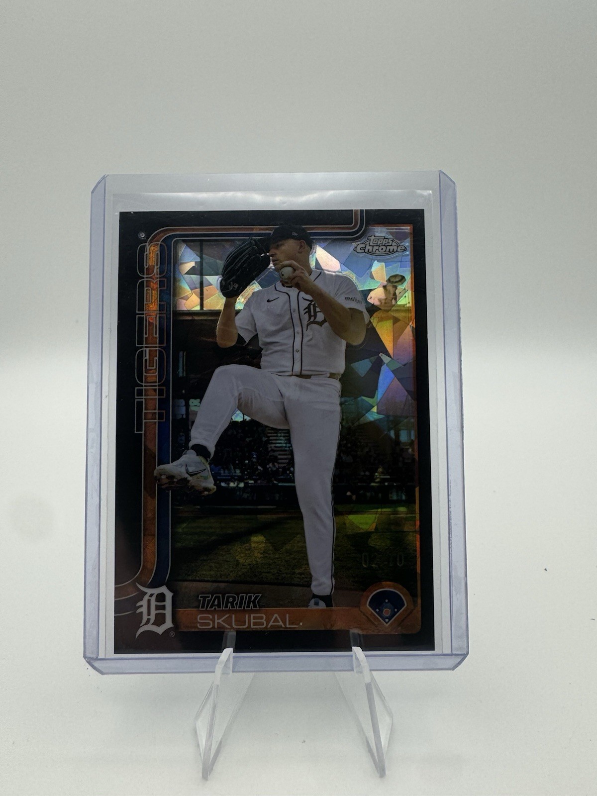 2025 Topps Chrome Sapphire - Tarik Skubal Image Variation - Black Refractor /10