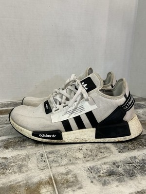 adidas NMD_R1 V2 Footwear White Black Stripes Running Shoes Men s Size 9 1/2