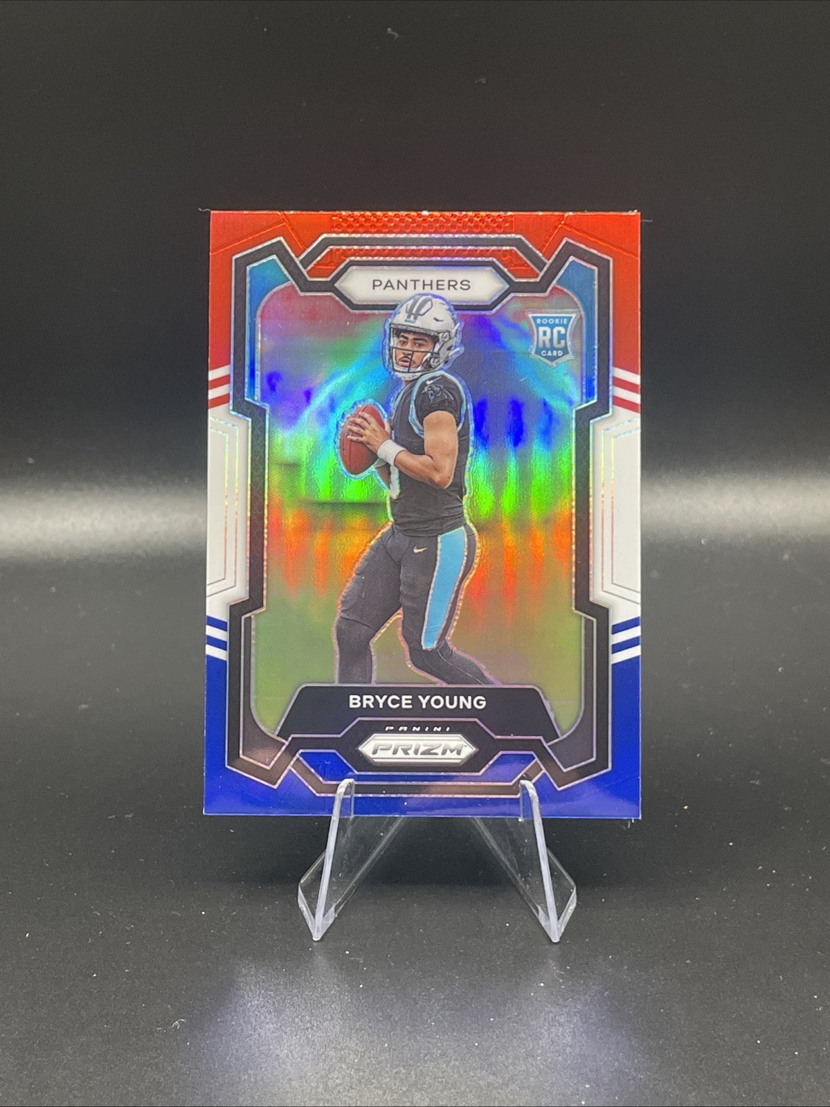 Bryce Young 2023 Panini Prizm #311 Red White Blue Prizm Rookie