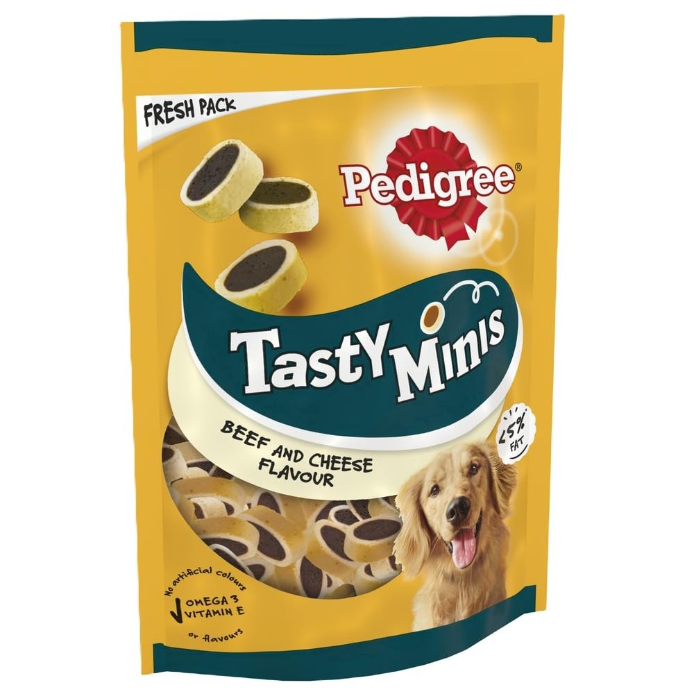 Pedigree Adult Dog Treats Cheese & Beef Nibbles 140g - Image 4