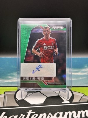 2025 PANINI PRIZM Premier League Soccer Green Pulsar Autograph Ward-Prowse