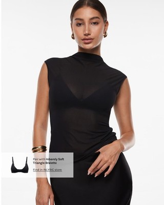 summer mesh high neck tank dress womens y2 sleeveless tank dress casual scoop neck