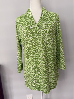 La Mer Luxe Animal Print Tunic Size M
