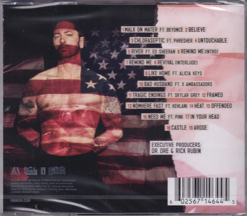 EMINEM CD Revival Rap Tolles Album mit 19 starken Songs NEU OVP Sealed #T2050 - Bild 2 von 3