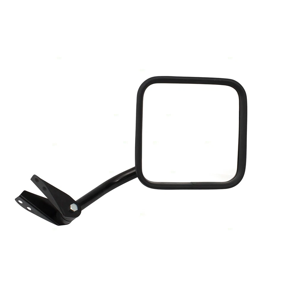 Espejo retrovisor manual CJ5 1959-1983 6,75" X 6,75" parabrisas bisagra montada derecha Foto 2 de 4